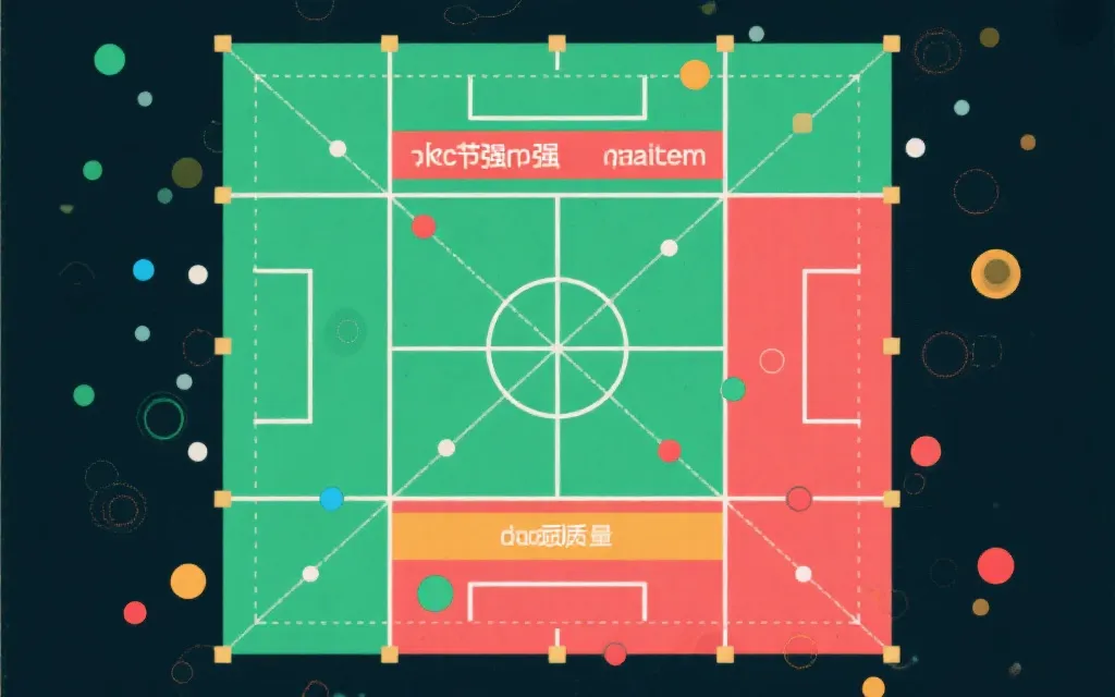 决赛技战术分层的二维矩阵示意：节奏强度与射门质量交叉